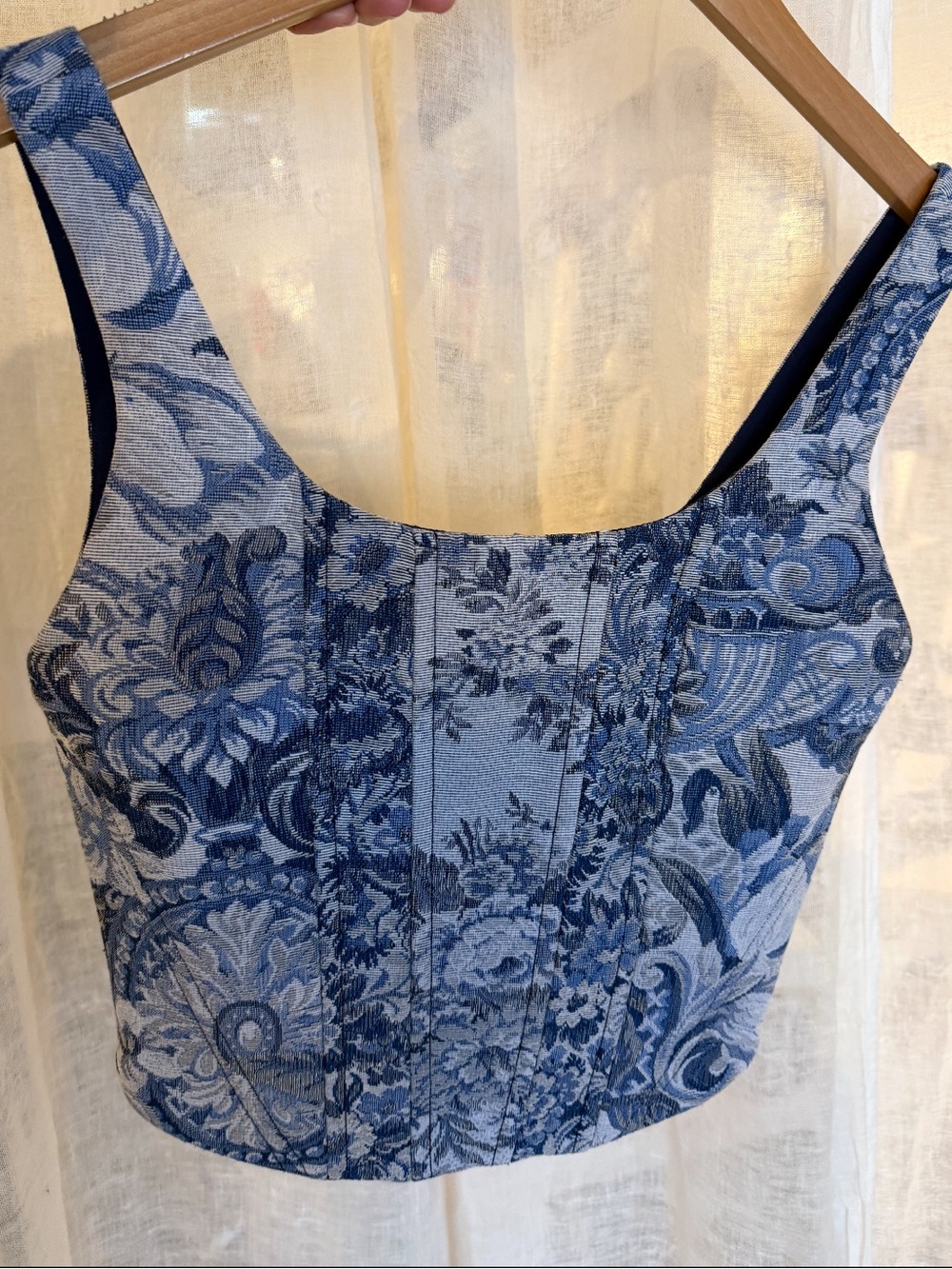 NWT! Alice + Olivia Denim Bustier